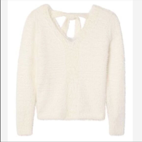 Banana Republic Merino Wool Fuzzy White Sweater XS - Picture 1 of 7
